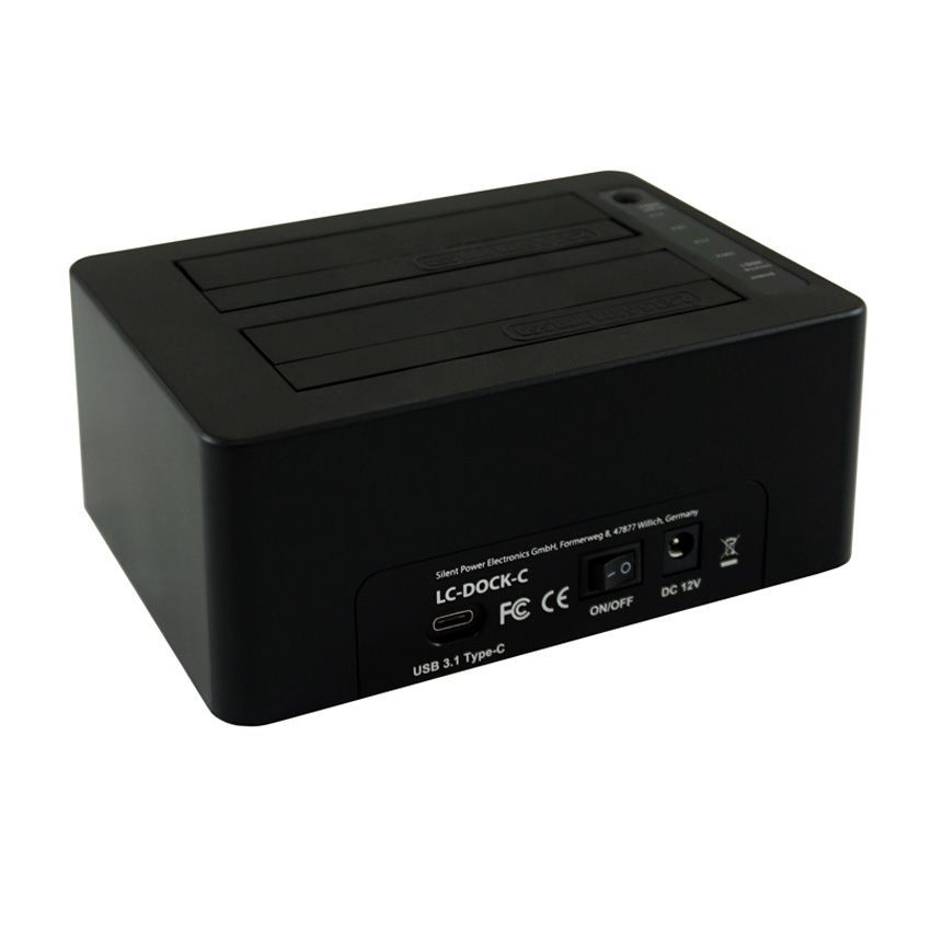 LC Power LC-DOCK-C HDD docking station Black LC Power LC-DOCK-C HDD docking station Black