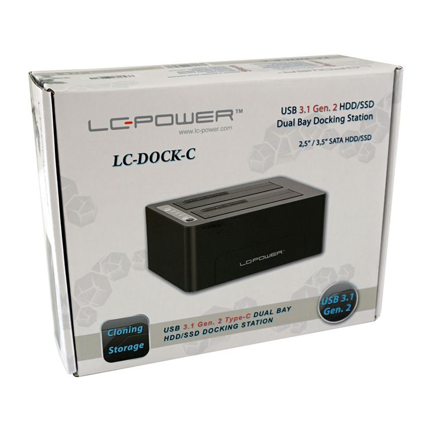 LC Power LC-DOCK-C HDD docking station Black LC Power LC-DOCK-C HDD docking station Black