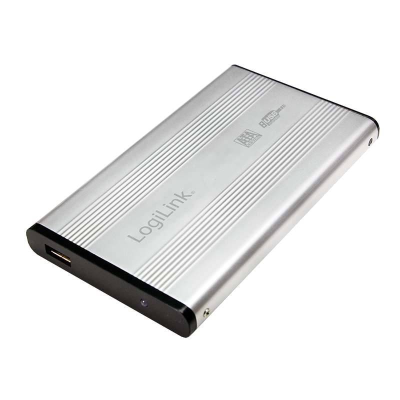 Logilink 2,5" SATA USB 2.0 Aluminium Silver