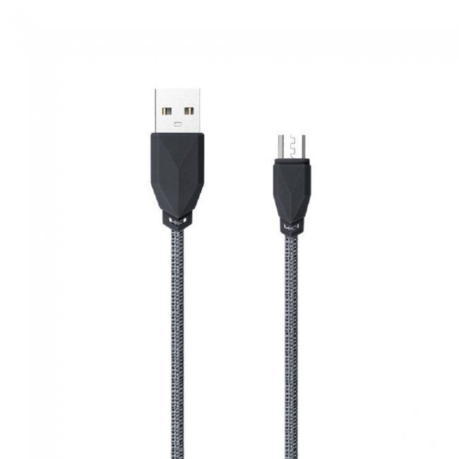 AWEI CL982 USB - microUSB cable 1m Grey