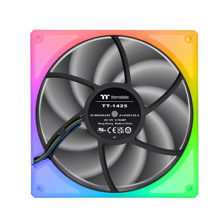 Thermaltake ToughFan 14 RGB High Static Pressure Radiator Fan (3-Fan Pack)