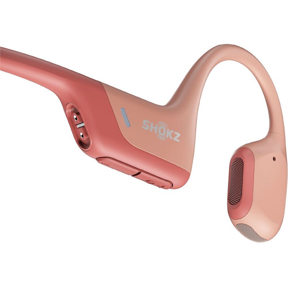 Shokz Openrun Pro Bone Conduction Open-Ear Endurance Bluetooth Headphones Pink