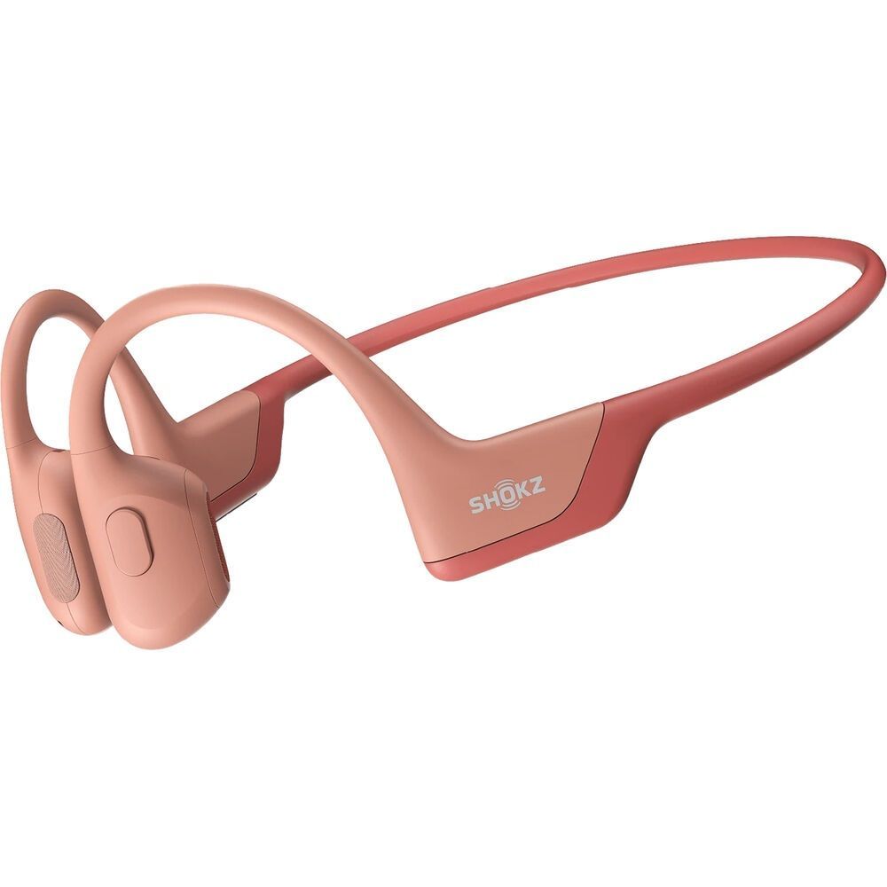Shokz Openrun Pro Bone Conduction Open-Ear Endurance Wireless Bluetooth Headphones Pink