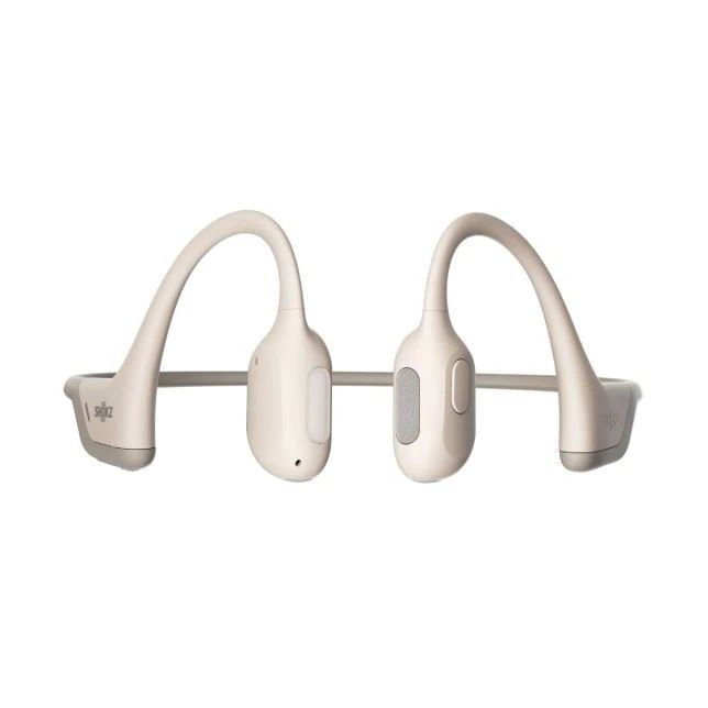 Shokz Openrun Pro Premium Bone Conduction Open-Ear Endurance Wireless Bluetooth Headphones Beige