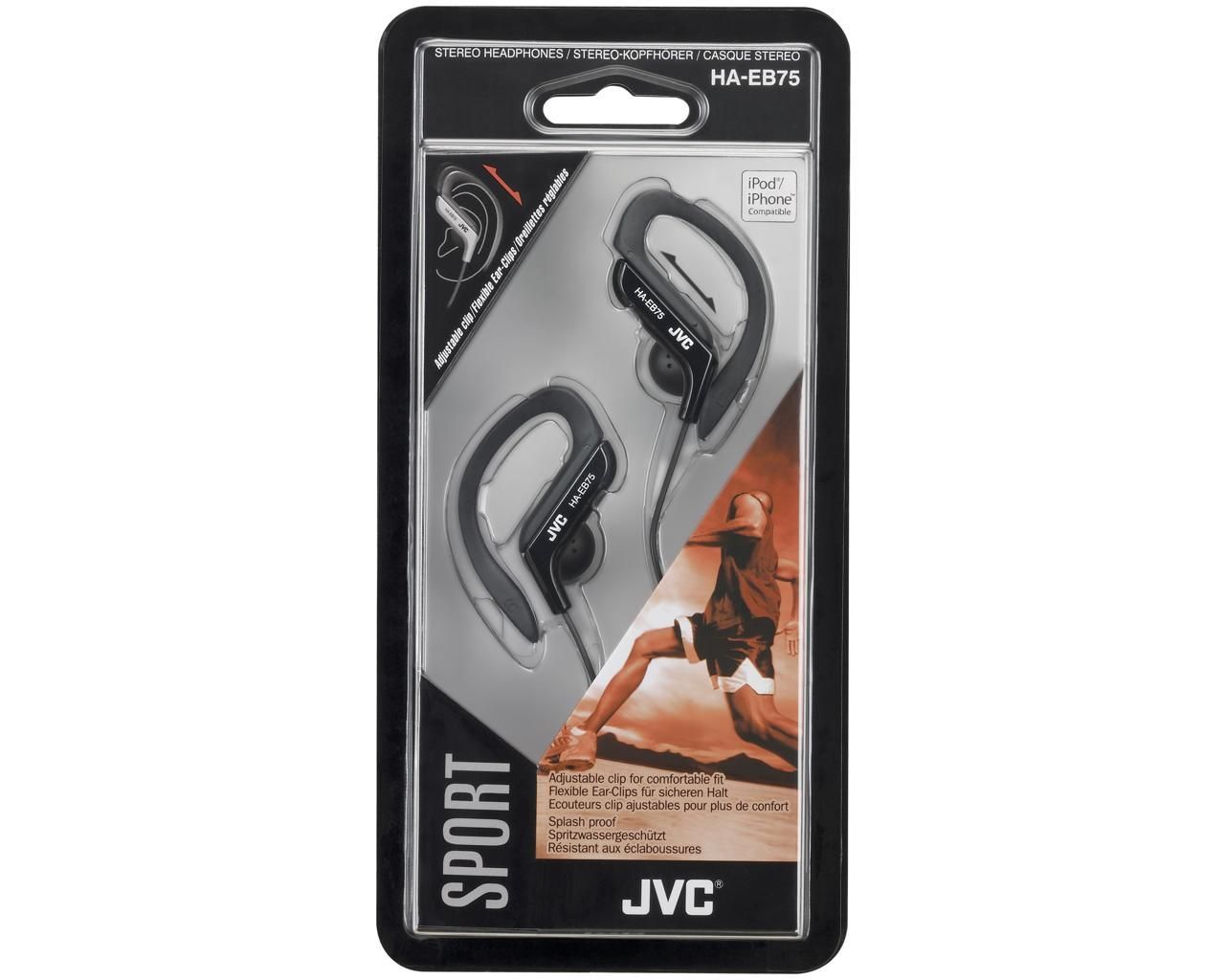 JVC HA-EB75BNU Sport Headphones Black