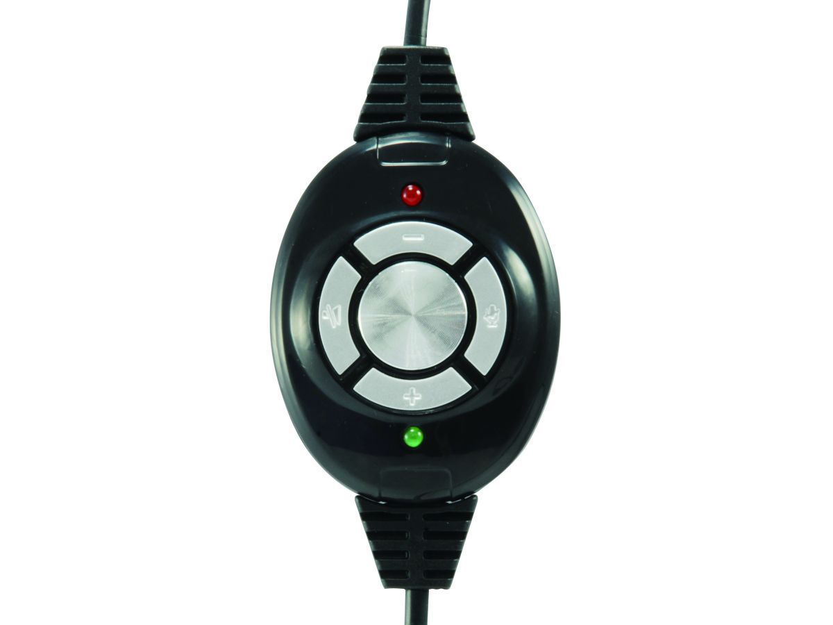 Conceptronic CCHATSTARU2R Headset Black/Red