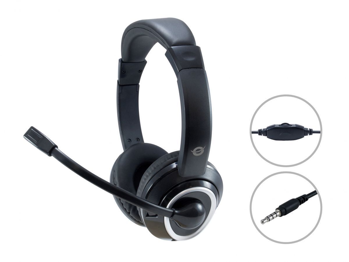 Conceptronic POLONA02B Headset Black