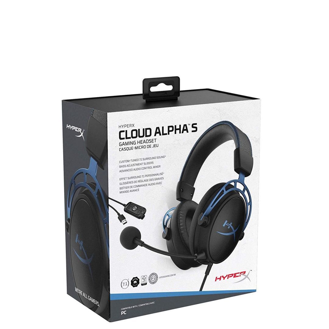 Kingston HyperX Cloud Alpha S Gamer Headset Black/Blue