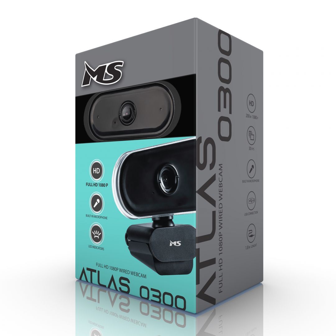 MS Atlas O300 Webkamera Black