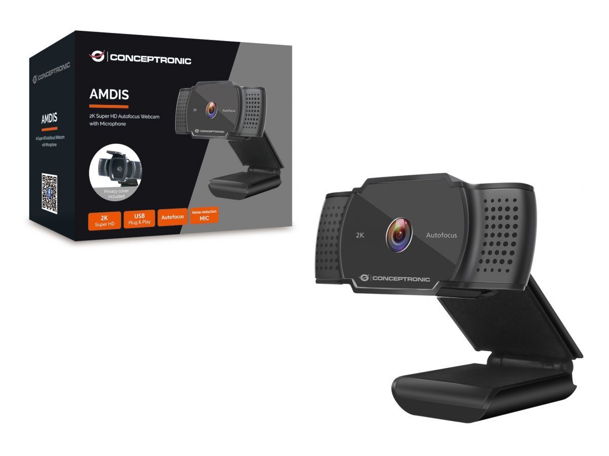 Conceptronic AMDIS02B Webkamera Black
