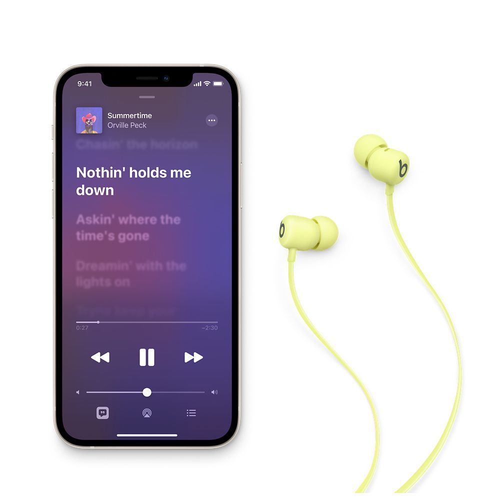 Apple Beats Flex All-Day Wireless Earphones Yuzu Yellow