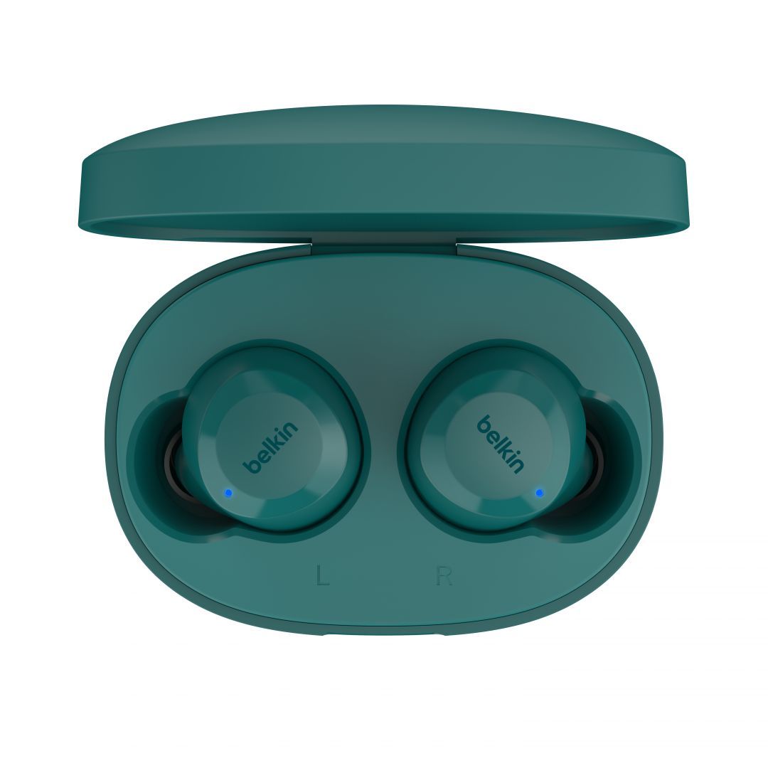 Belkin SoundForm Bolt Bluetooth Headset Earbuds Teal