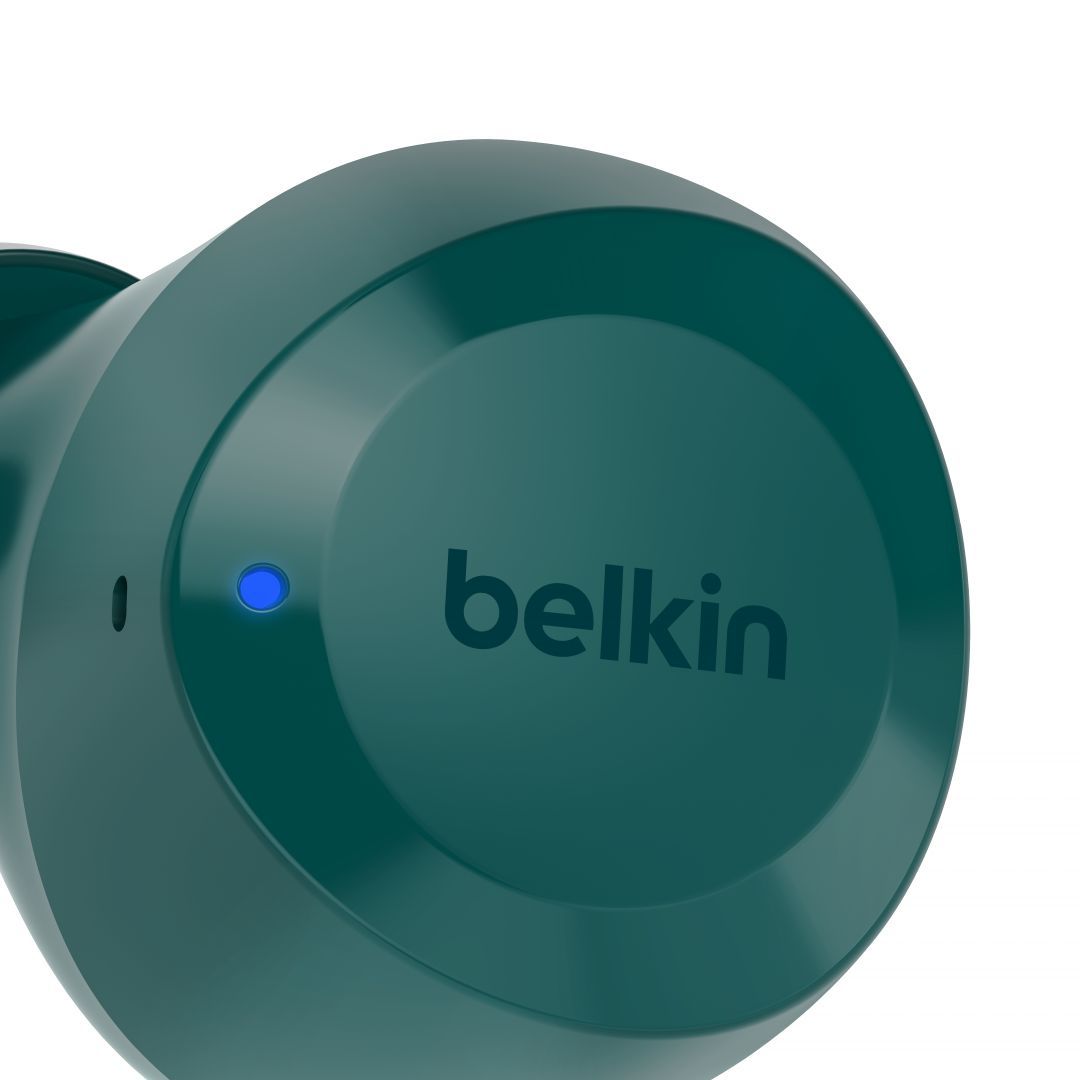 Belkin SoundForm Bolt Bluetooth Headset Earbuds Teal