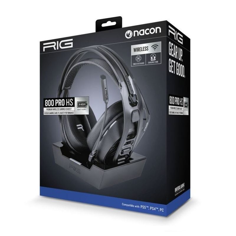 Nacon RIG 800 Pro HS Wireless Gaming Headset Black