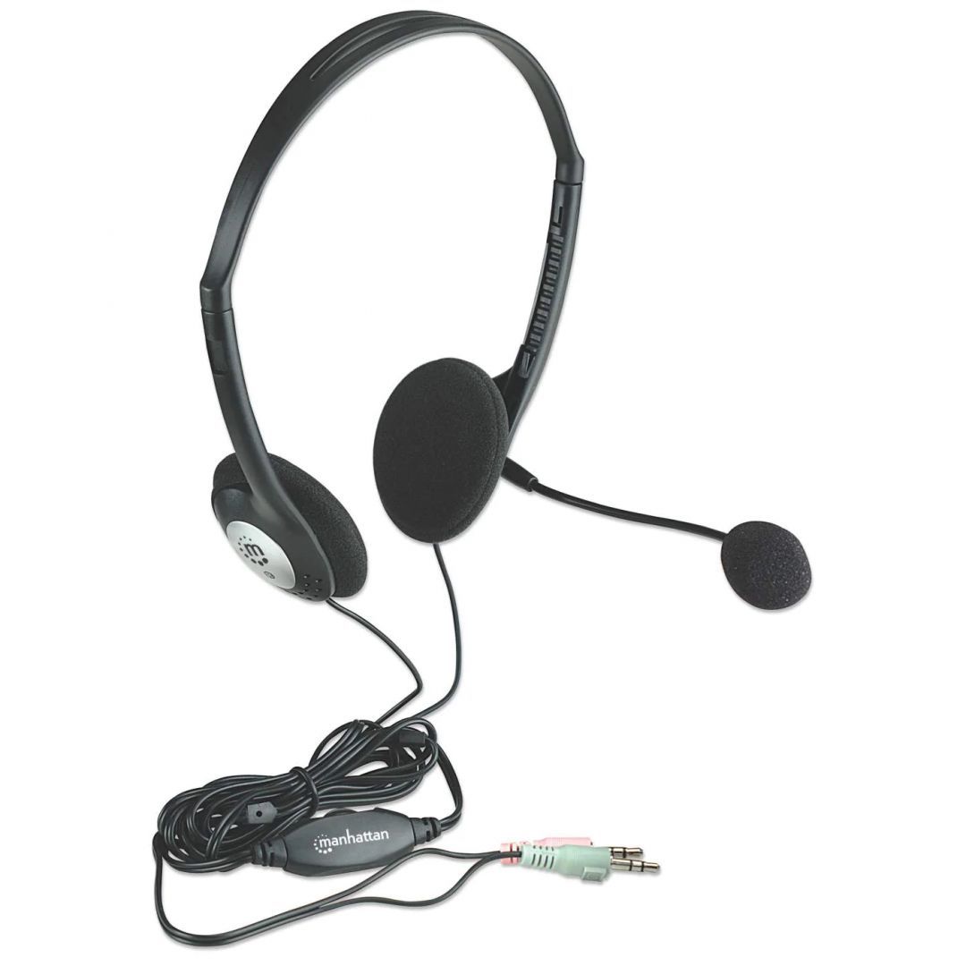 Manhattan Stereo Headset Black