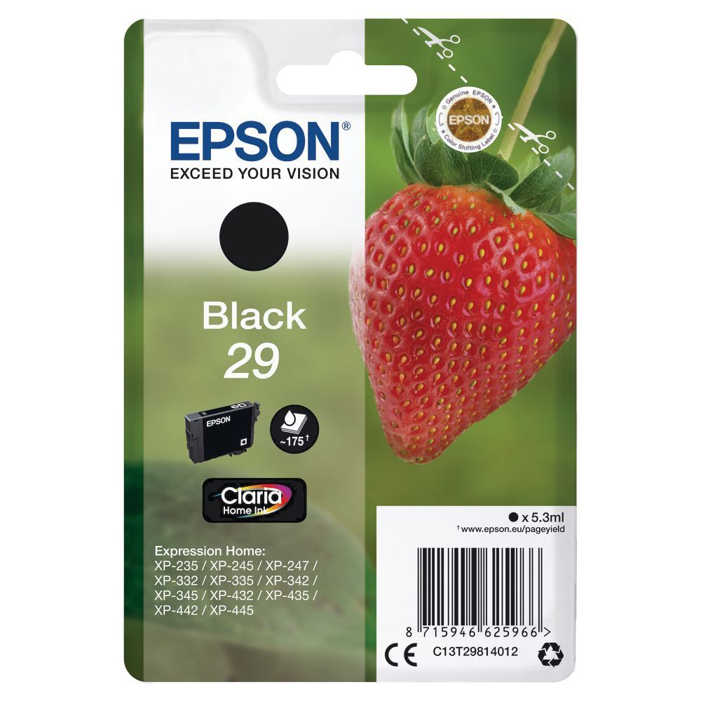 Epson T2981 (29) Black tintapatron