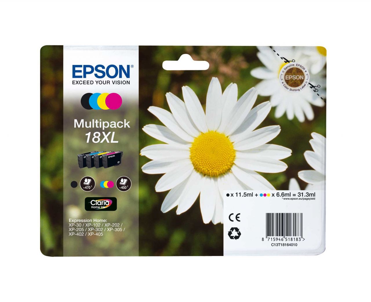 Epson T1816 (18XL) Multipack tintapatron