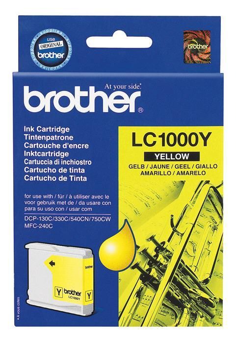 Brother LC1000Y Yellow tintapatron