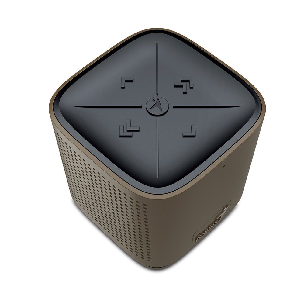 Genius SP-920BT Portable Bluetooth Speaker Chocolate Brown