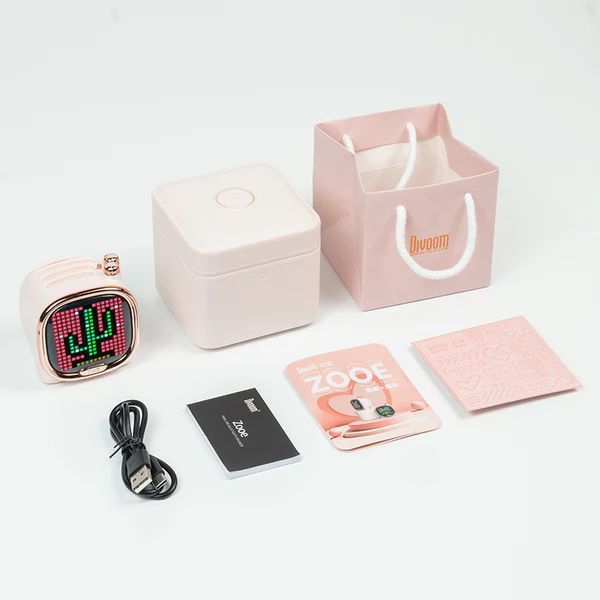 Divoom Zooe Bluetooth Speaker Pink
