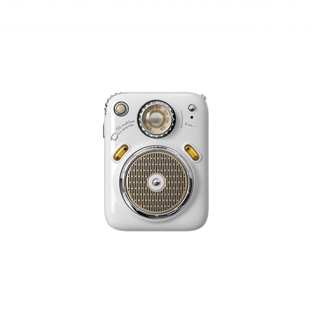 Divoom Beetles-FM Bluetooth Speaker White