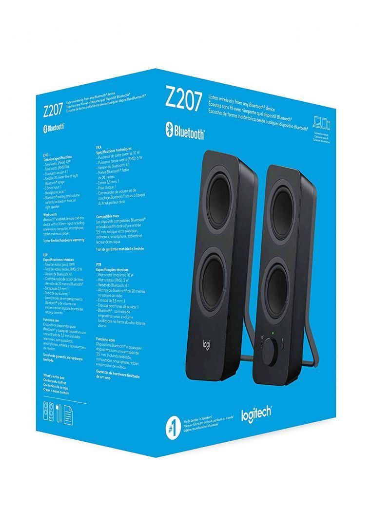 Logitech Z207 Bluetooth Speaker Black