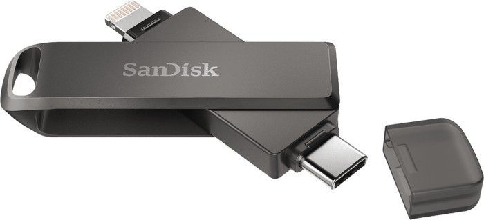 Sandisk 256GB USB3.1 Type-C/Lightning iXpand Luxe Black