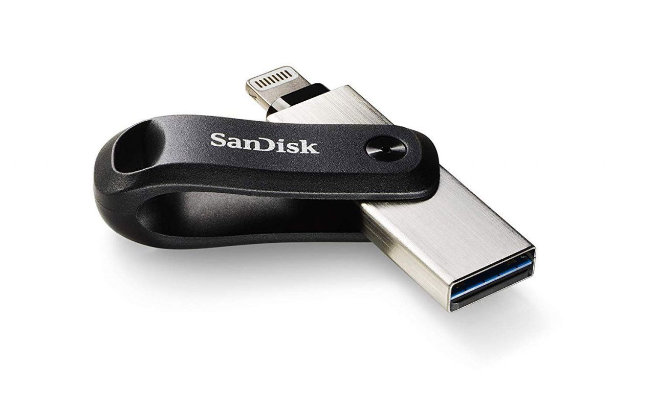Sandisk 64GB iXpand flash Drive Go Black/Silver