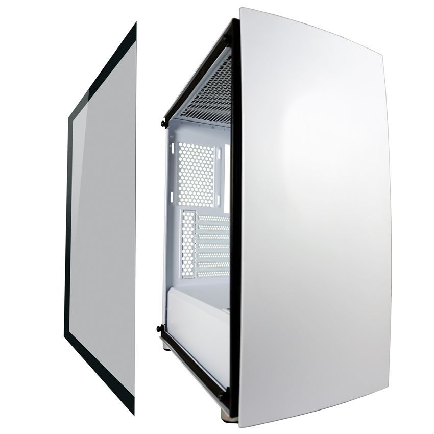 LC Power 713W Bright Sail X Tempered Glass White