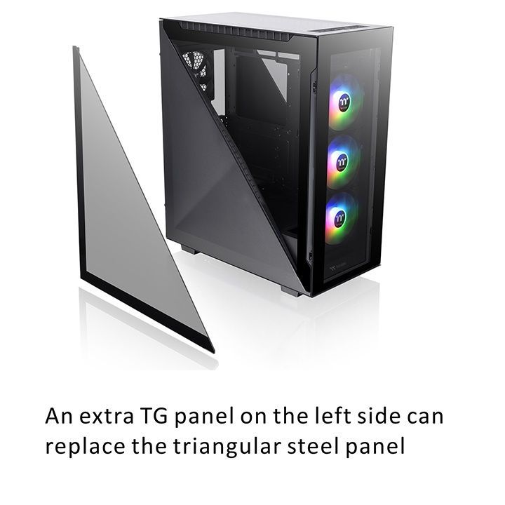 Thermaltake Divider 500 ARGB Tempered Glass Black