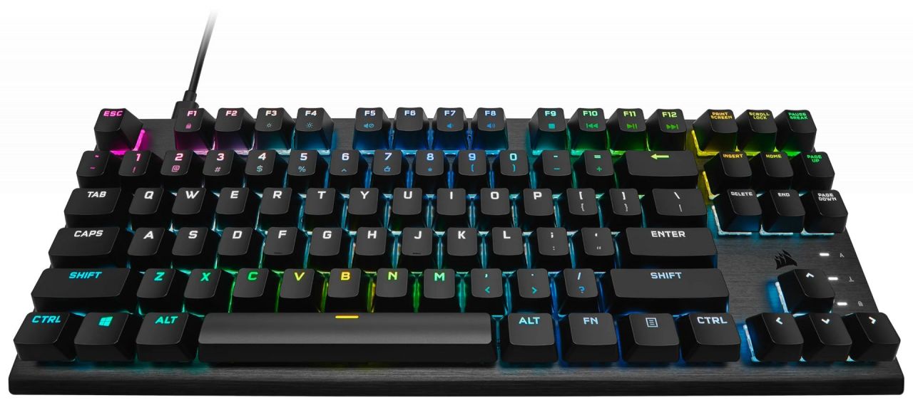 Corsair K60 Pro TKL RGB Tenkeyless Optical-Mechanical Gaming Keyboard Black US