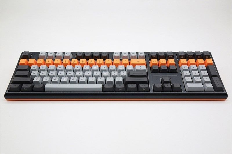 Varmilo VBS109 Bot: Lie USB Cherry MX Blue Mechanical Gaming Keyboard Gray/Orange HU