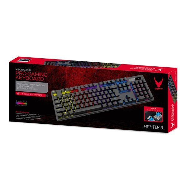 Platinet Omega VMK89B Mechanical keyboard Black EN