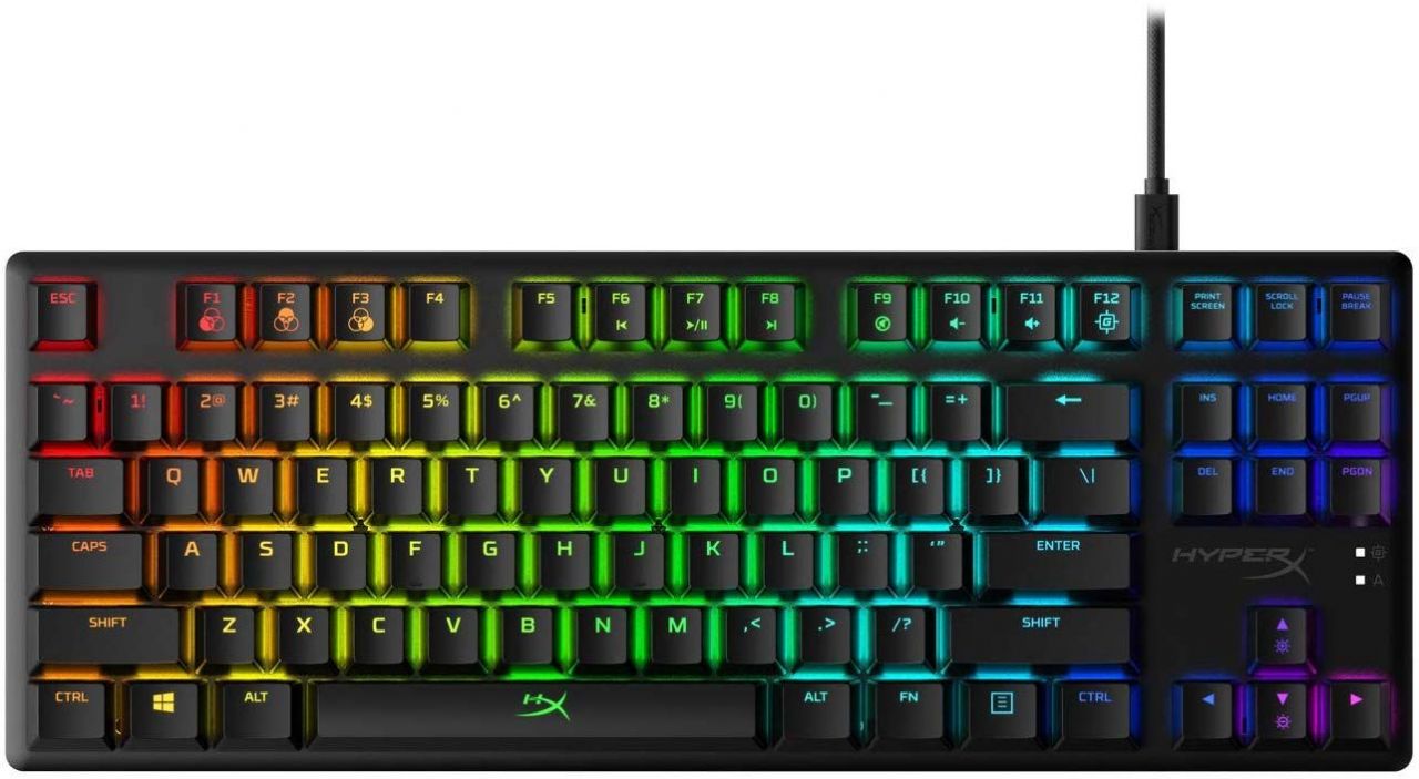 Kingston HyperX Alloy Origins Core RGB HX Red Mechanical Gaming Keyboard Black US