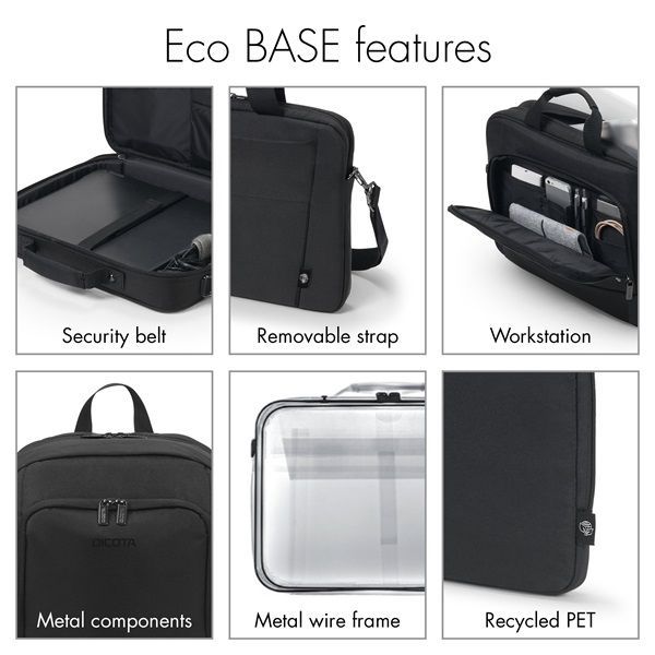 Dicota Eco Multi Base Notebook Bag 14,1" Black