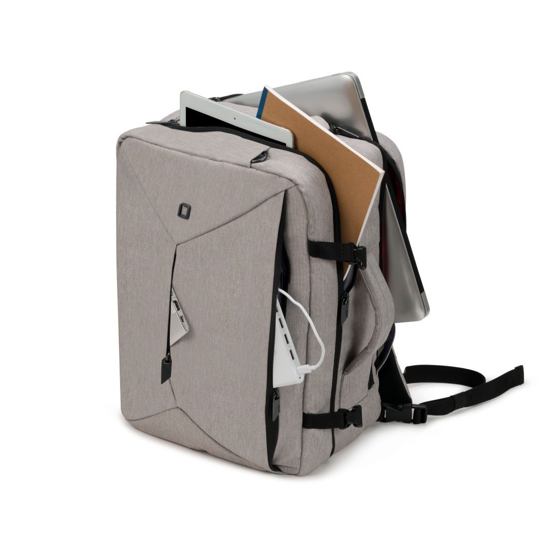Dicota Dual Plus Edge Laptop Backpack 15,6" Light Grey