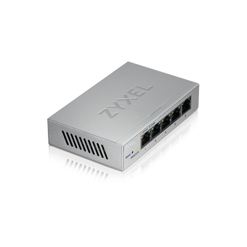 ZyXEL GS1200-5 5port Gigabit LAN web menedzselhető asztali switch