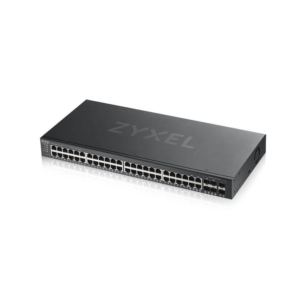ZyXEL GS1920-48V2 48port GbE LAN L2 menedzselhető switch
