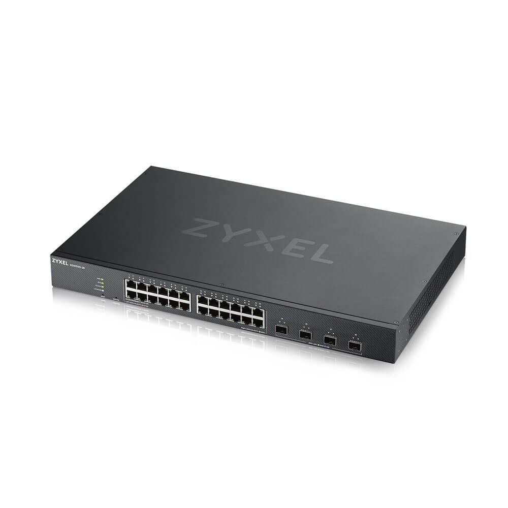 ZyXEL 48-port GbE Smart Managed PoE Switch with 4 SFP+ Uplink