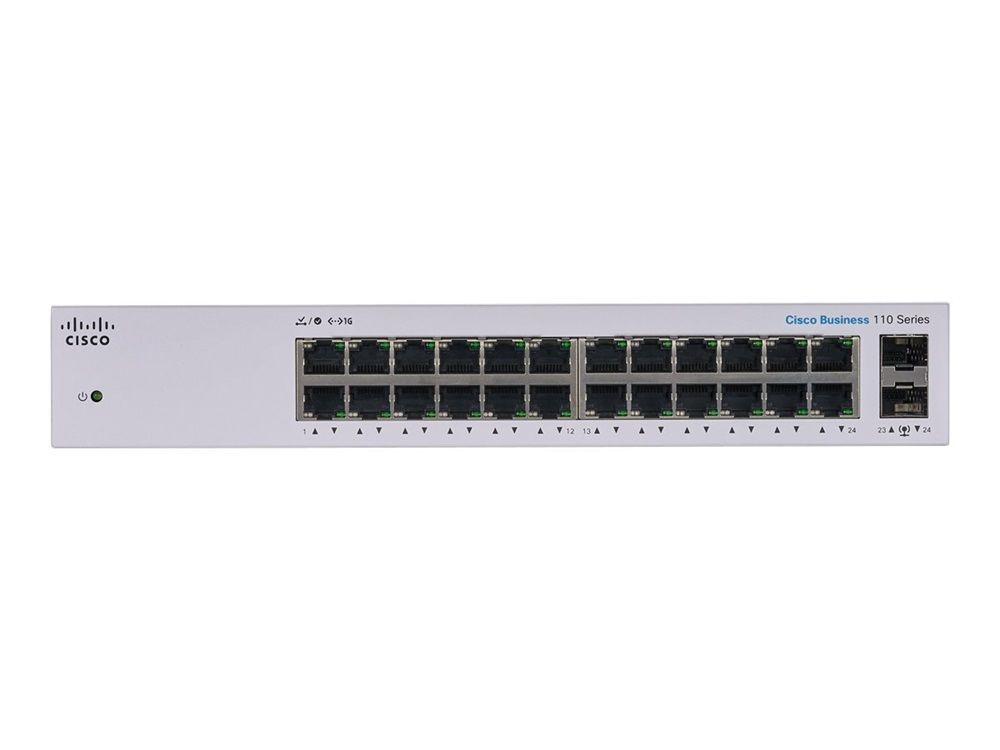 Cisco CBS110-24T 24-port Business 110 Series Unmanaged Switch