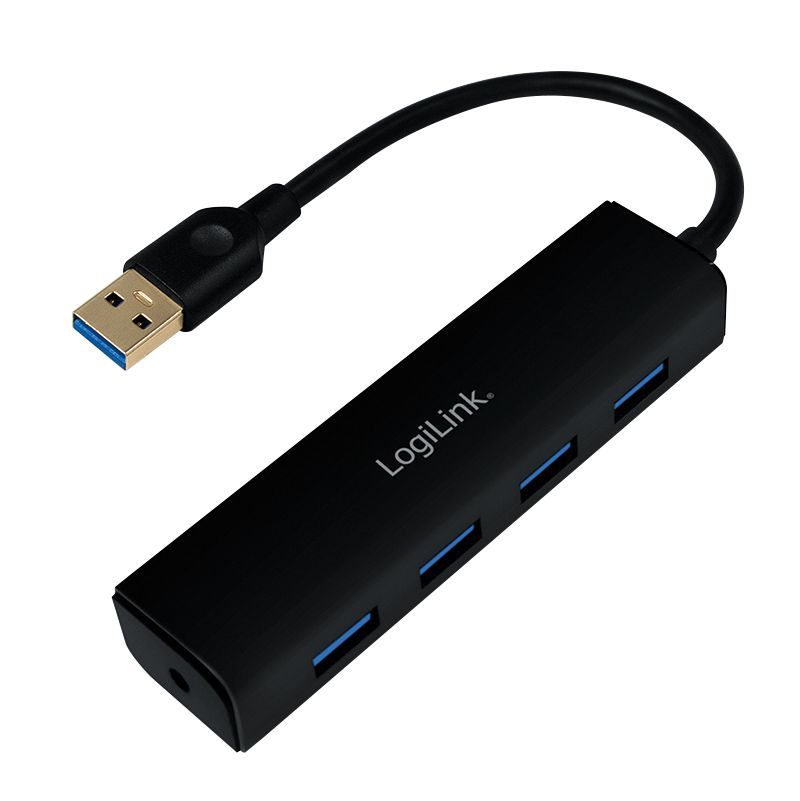 Logilink USB 3.0 Hub 4-port Black