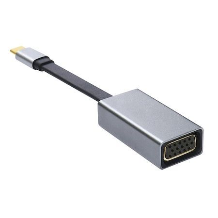Platinet USB-C>VGA Adapter 1080p 60Hz 10cm Grey