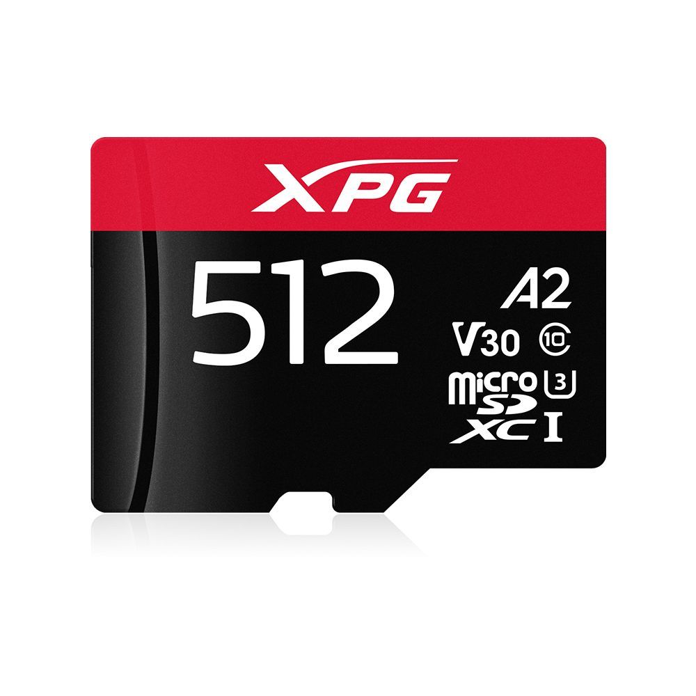 A-Data 512GB microSDXC XPG Class 10 UHS-I V30 A2 adapter nélkül