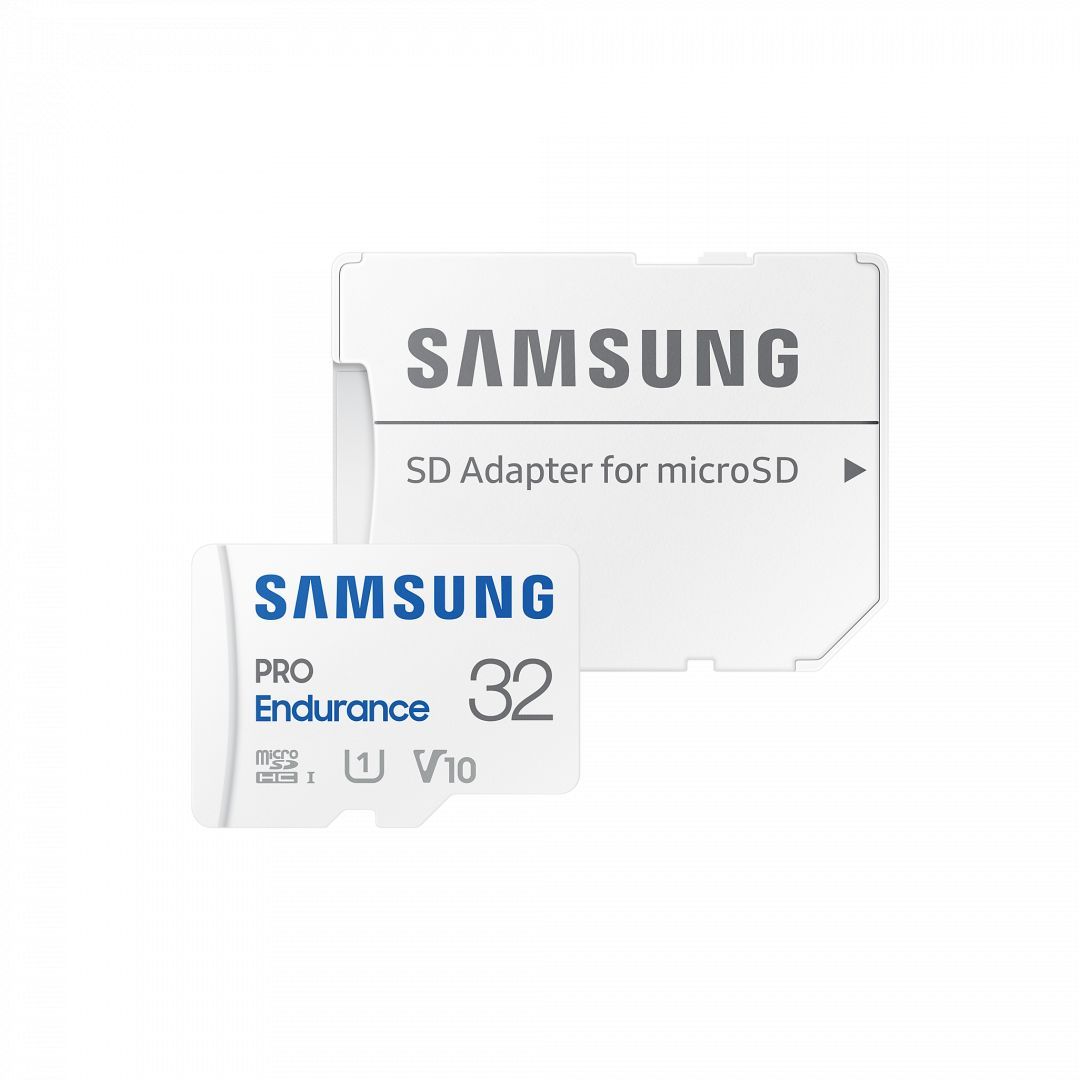 Samsung 32GB microSDHC Class10 U1 V10 PRO Endurance + adapterrel