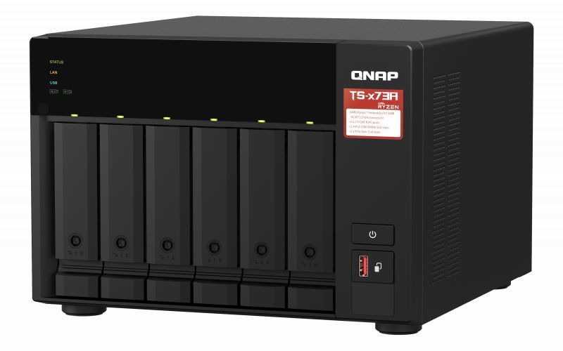 QNAP NAS TS-673-8G (8GB) (6xHDD + 2xM.2 SSD)