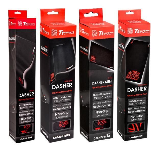 Thermaltake TT eSports Dasher Large Gaming Dragon Edition Egérpad Black