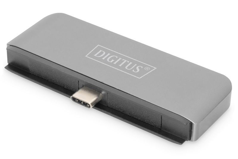 Digitus USB-C Mobile Dock 4 Port Gray