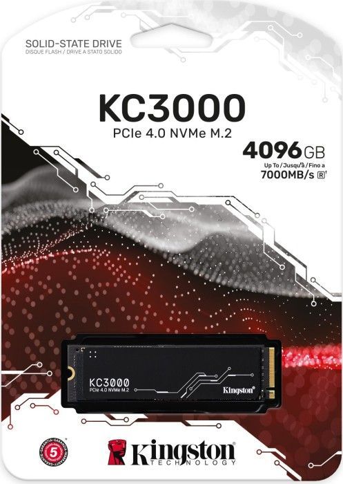 Kingston 4TB M.2 2280 NVMe M.2 KC3000