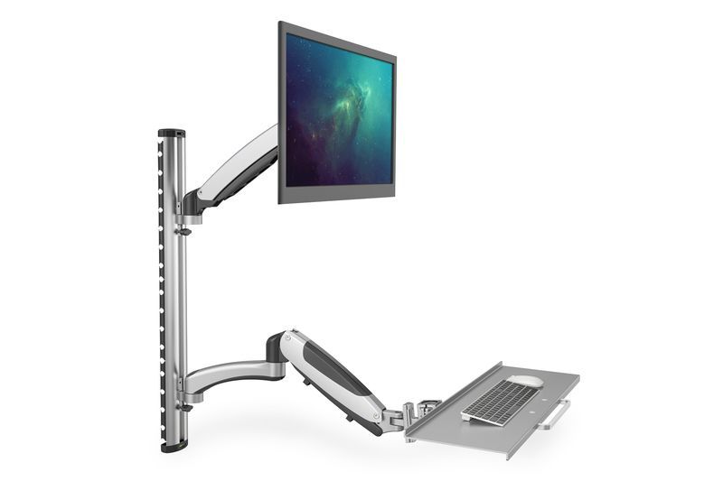 Digitus DA-90354 Flexible Wall Mount For Workspaces Grey