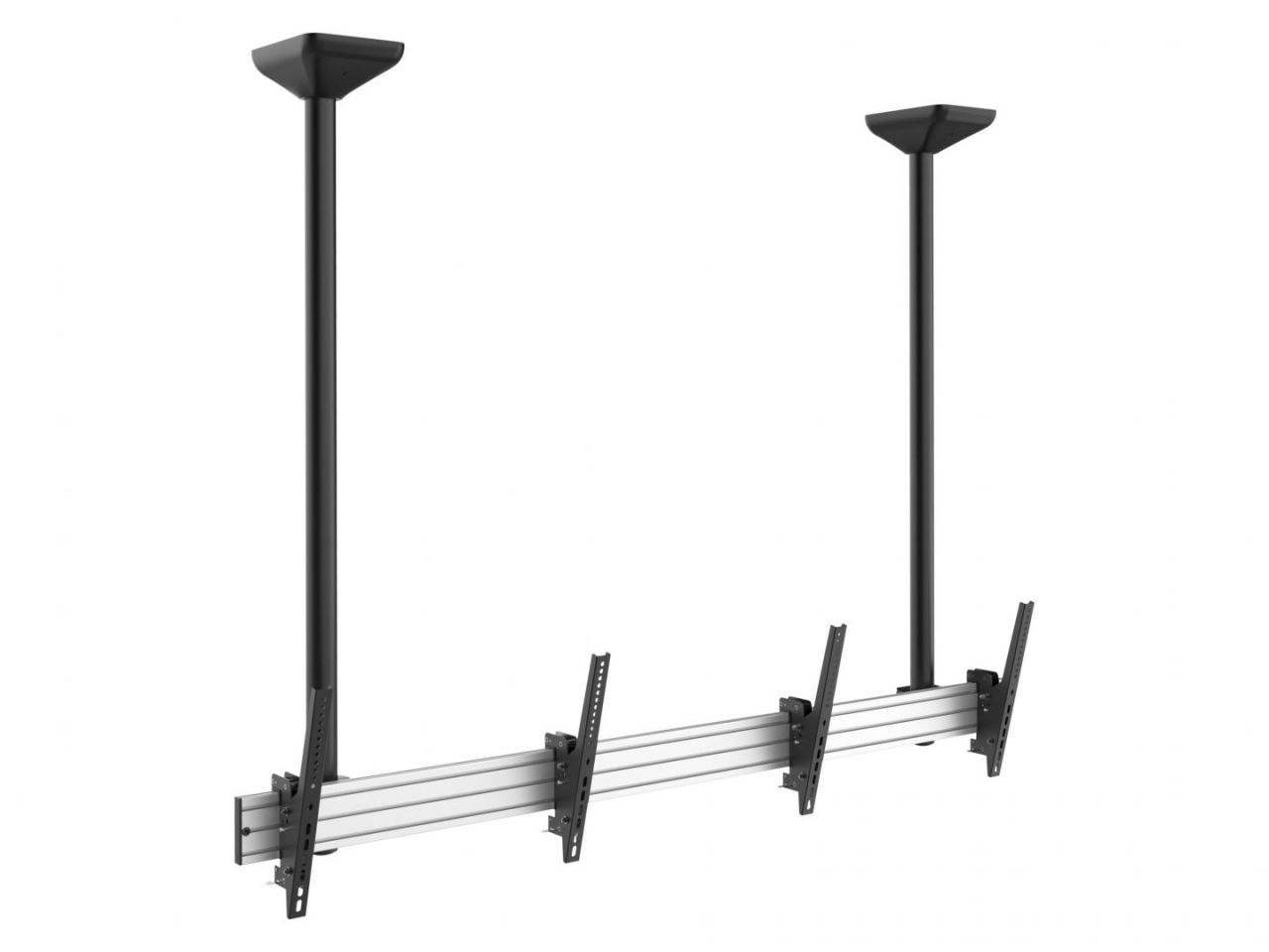 EQuip 45"-55" Dual Screen Ceiling Mount Black